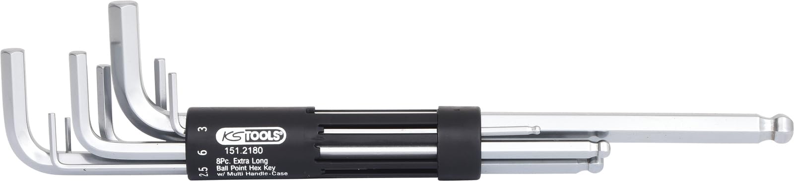 KS Tools 151.218 2mm XL Classic Hex Key Wrench Set (8 Pieces)