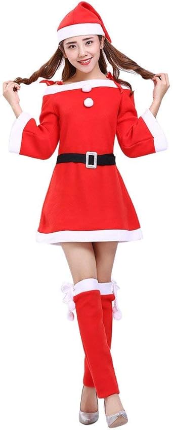 Carnival Costumes Ladies Set Winter Festival Fashion Outfit Cosplay Santa Unique Oversize