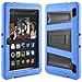 i-Blason Kindle Fire HDX 7 2013 Release (NOT COMPATIBLE WITH FIRE HD 7 2015) Kid Friendly ArmorBox 2 Layer Convertible Full Body Protective KickStand Case with Built-in Screen Protector (Blue/Black)