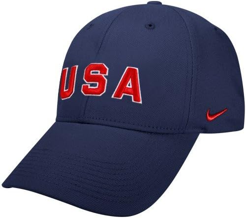 Amazon.com : NIKE 2010 Winter Olympics Team USA Navy Blue Flex Fit Hat : Sports Fan Baseball 