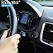 SoundBot SB360 LITE Bluetooth Wireless 4.0 Car Kit Hands-Free Wireless Talking & Music Streaming Dongle w/Magnetic Mounts + Built-in 3.5mm Aux Cable