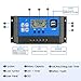 PowMr 60a Charge Controller - Solar Panel Charge Controller 12V 24V,Adjustable Parameter LCD Display Current/Capacity and Timer Setting ON/Off Solar Regulator with 5V Dual USB(CM-60A)
