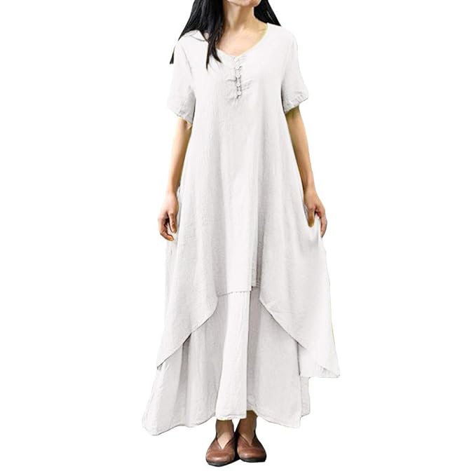 abito asimmetrico lungo