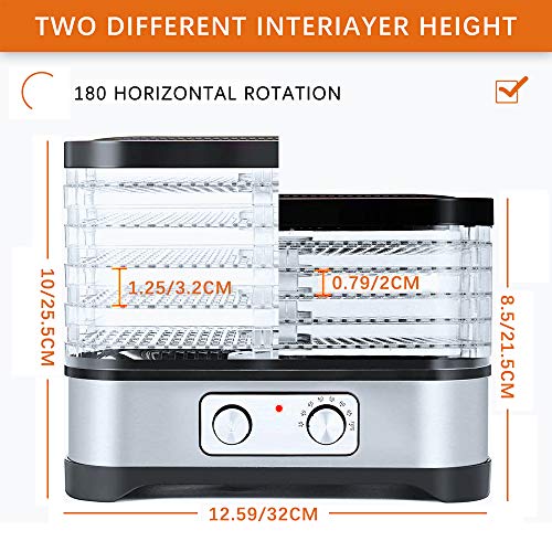 Food Dehydrator Machine, Food Dryer, Dehydrator for Beef Jerky, Fruits