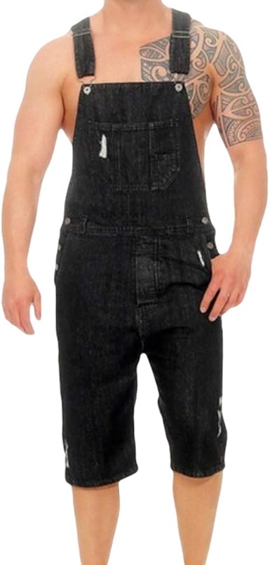 jeans jumpsuit shorts