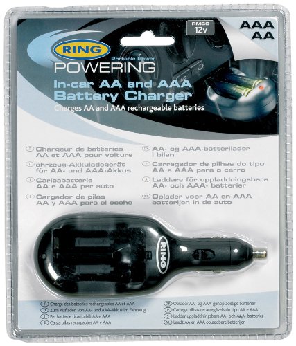 RING Automotive AA/AAA In-Car Battery Charger