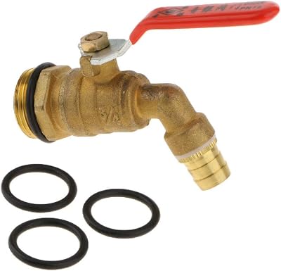 Tenlacum D20 3/4" Copper Ton Barrel Tap Faucet Replacement Outlet for 200L