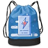Address Verb Drawstring Backpack with Pocket