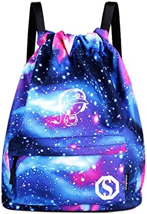 Sport Swimming Yoga School Backpack - Horsky Anime Leaf Shoulder Bag lightweight with Laptop Compartments for Students Teens Boy Girl Book Laptop Travel Camping 35 L (sky blue)