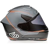6D HELMETS ATS-1R Alpha Full-Face Motorcycle Helmet, Carbon Fiber Shell | Street motorcycle helmet with ODS, 3K carbon fiber shell, Air-Gap ventilation and DOT/ECE 22.06 certification