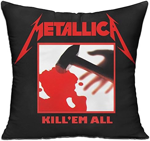 Susan H Metallica Heavy Metal Music Band Sofa Throw Pillows 1818 Contain Inner For Warm Cozy