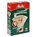 Melitta 624602 #4 8 To 12 Cup Natural Brown Cone Coffee Filters 100 Count
