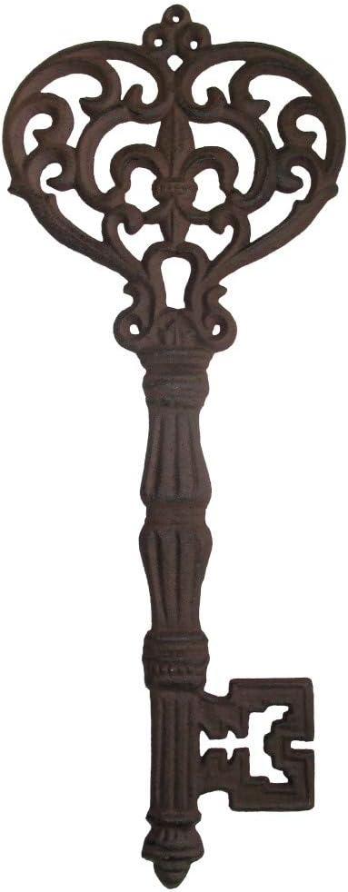GSM Hugh Over Sized Cast Iron Skeleton Key Wall Decor