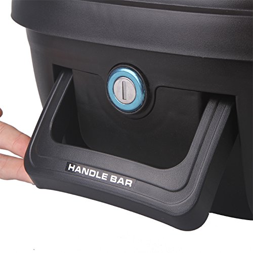 image for MMG Motorcycle Scooter Top Box Tail Trunk Luggage Box (Medium, 29Lt - 