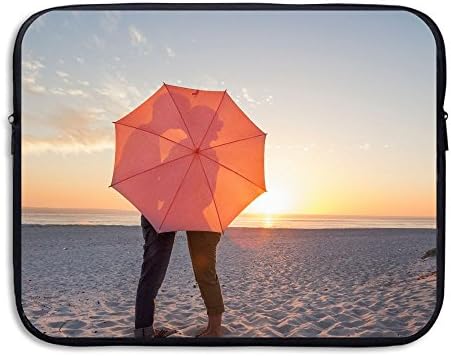 FSKDOM Laptop Sleeve Computer Ultrabook Case Beach Quotes Kiss Neoprene Carrying Bag Briefcase For All Computer Ultrabook/Lenovo Dell/MacBook Pro Etc For 13 Inch And 15 Inch