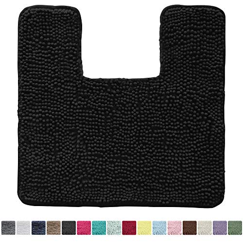 Kangaroo Original Shaggy Chenille Toilet Bath Rug, Square UShape