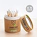 Kuulee Double Screw Head Wooden Stick Spiral Cotton Swabs Make Up Cotton Swabs Cosmetic Beauty Swabs Ear Clean Jewelry 200pcs White