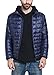 wantdo Men's Packable Stand Collar Ultralight Down Jacket Bubble Coat US Medium Navy