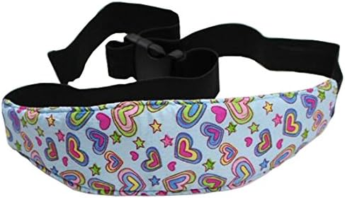 Baby Kids Car Seat Neck Relief Head Support Band Safety Stroller Sleeping Belt (heart)