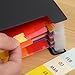 24 Pcs Pocket Organizer Folder Plastic Accordian File Organizer Pocket Folders - A4 File Folder Multicolor Portable File Organizer Multi Pocket Folder - File Accordian Organizer Portable File Folder