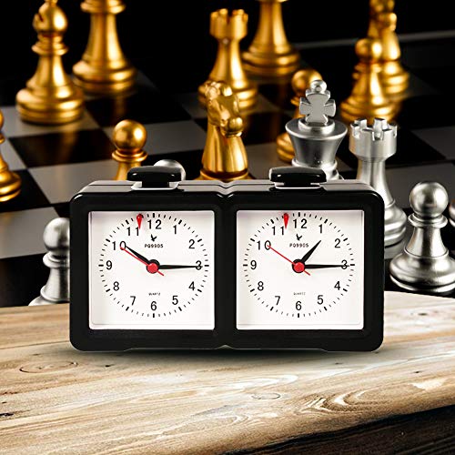 LEAP Analog Chess Clock Timer with 2 Stopers Large Screen Chess Set