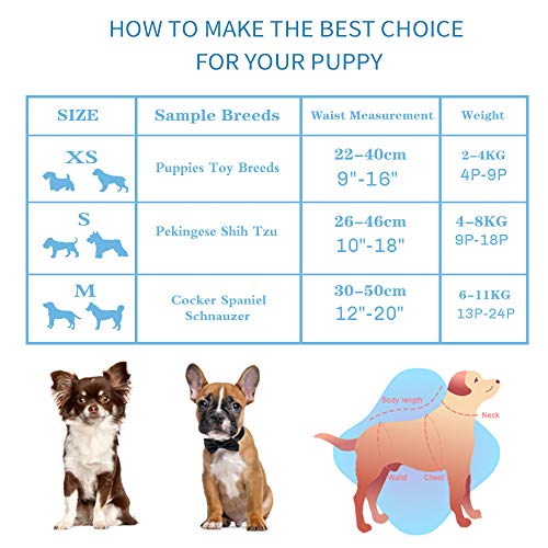 MICOOYO Dog Diapers Female Disposable Ultra Protection,Diapers for Dogs