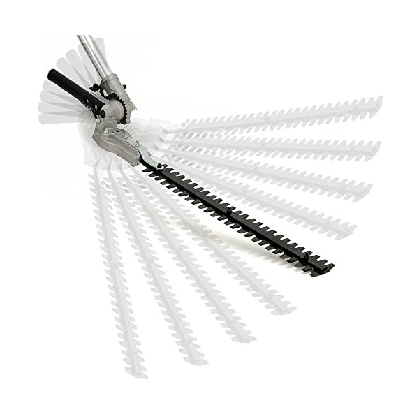 Gardebruk Benzin Motorsense GBMT520 2 PS Tragegurt 5 in 1 Multitool 1m Verlängerung Heckenschere verstellbar… – Bild 7