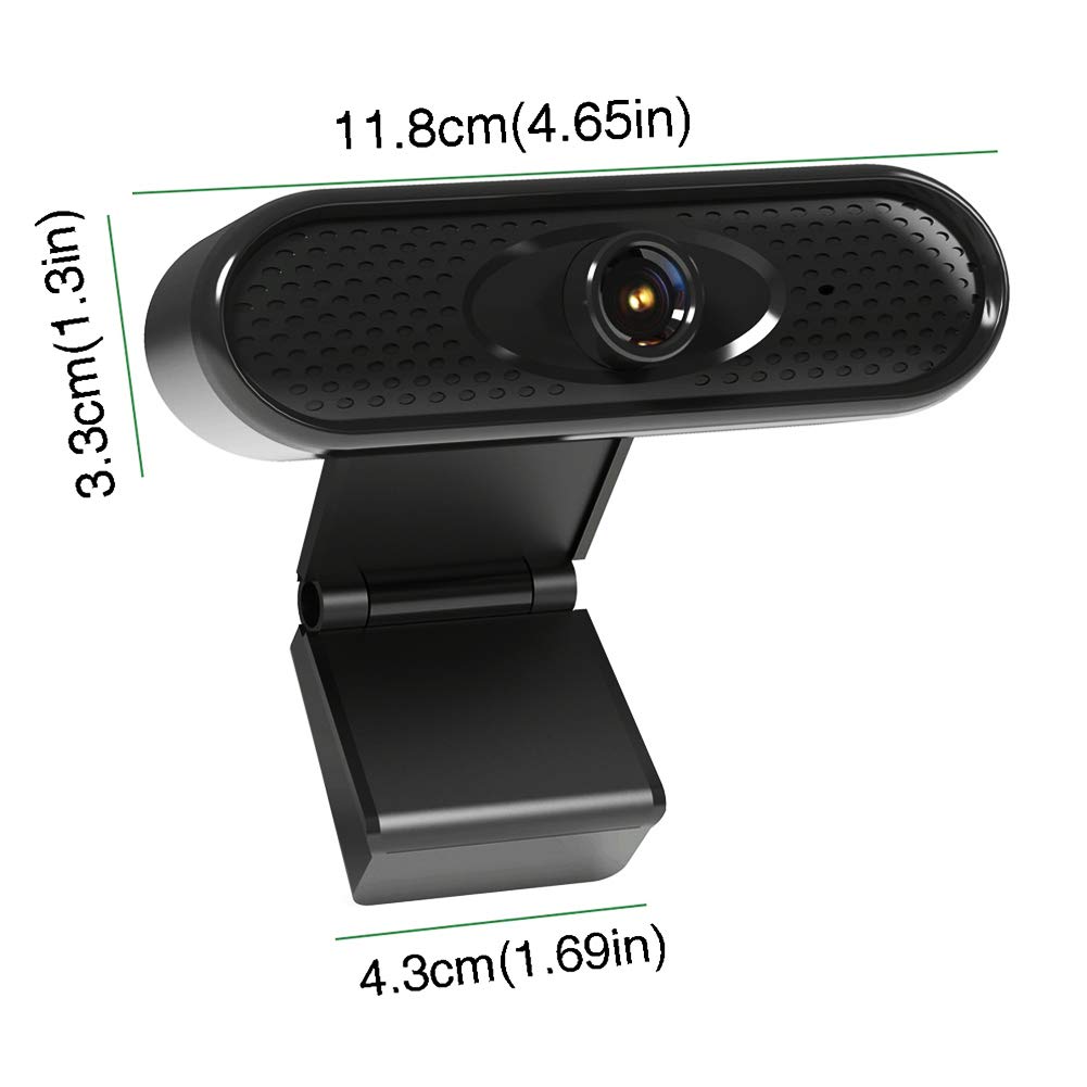 Webcam 1080p With Microphone For Laptop Pc Desktop Drive Free