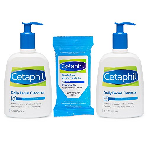 Cetaphil Daily Facial Cleanser, for normal to oily skin, 16.0 Ounce