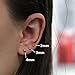 14k White Gold Ball Stud Earrings, 2mm