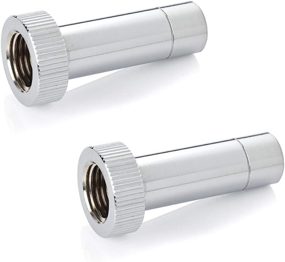 Touchaqua Inner G1 / 4 inch Male Adjustable Link Pipe 41-69mm (Glorius Silver) TA-IGMALP4169-GS