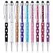 2 in 1 Slim Stylus and Ink Ballpoint Pen for Capacitive Touch Screen iPhone 4S 5 5S 5C 6 6 6S Plus iPad 2 3 4 Pro iPad Mini Air Samsung HTC LG (9-Pack Mixed Colours)