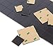 Magnetic Squares, 1 Tape Sheet of 72 Magnetic Squares(Each 25x25x2mm), Magnet on one Side, self Adhesive on The Other Side