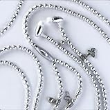 WCI Jewel Phones - Fashionable Jewelry Necklace With Quality Stereo Earphones And Microphone - Connect To iPod, iPhone, Droid, Blackberry, MP3 Player And All 3.5mm Audio Devices - Metallic Silver