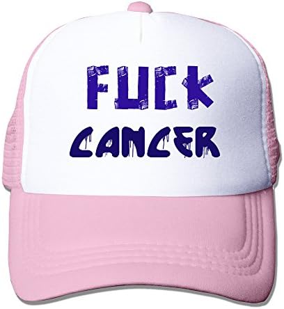 Texhood Fck Cancer Geek Snapback Hats Caps One Size Pink