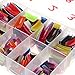 Baisidai 540 Pcs 27 Color French False Acrylic Gel Nail Art Tips Half with Box Salon Set