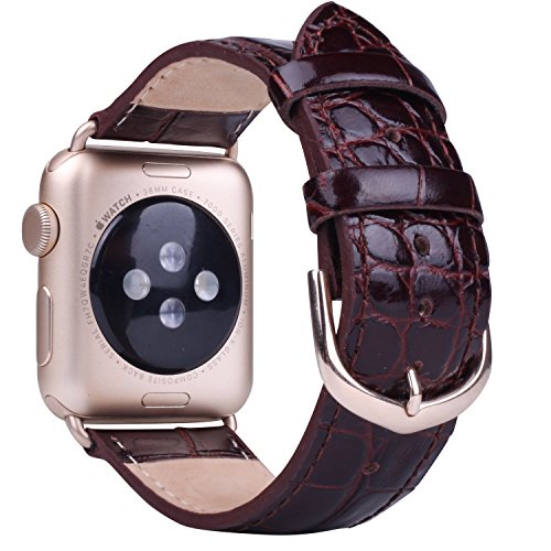 Jsgjmy apple watch band 38mm leather replacement strap …