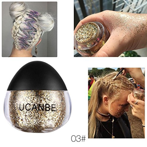 image for Cosmetic Glitter Festival Makeup Glitter Sparkle Face Body Hair Nails,