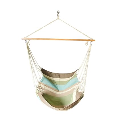 Slack Jack Fabric Swing (Green, Blue and Brown)