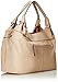 MG Collection Adora Studded Shoulder Bag, Beige, One Size