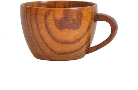 Amazon コーヒーカップ 木製 手作り 紅茶 ミルク マグカップ 木製ドリンクカップ 天然木 無垢茶碗 お茶コップ カップ ソーサー オンライン通販