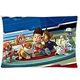 New Pillow Cover Paw Patrol Decorative Pillowcase Cover Design For Kids Custom Zippered Pillow Cases 20*30 inches (Twin sides)