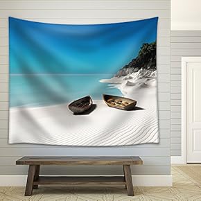 Beach - Fabric Wall Tapestry Home Decor - 51x60 inches