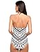 Ekouaer Womens Bathing Suit Halter High Neck Backless One Piece Swimsuit