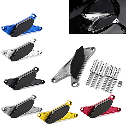 GSX R 1300 CNC Aluminum Engine Stator Case Crash Guard Slider Pad for 1999-2016 SUZUKI Hayabusa GSXR 1300 GSXR1300 2014 2014 (Red)