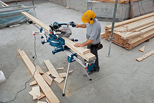 Bosch Professional Arbeitstisch für Kapp- und Gehrungssägen GTA 3800 (inkl. Maschinenhalter, Schraubschlüssel… – Bild 3