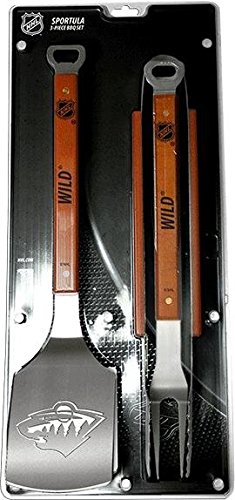 YouTheFan NHL Minnesota Wild Classic Series 3-Piece BBQ Set