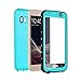 Galaxy S6 Waterproof Case,Easylife IP68 Certified with Built-in Screen Protector Extreme Durable Shockproof Full Sealed Case Cover Protective Perfectly Fit Samsung Galaxy S6 (Blue)