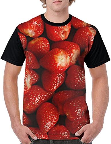 Sister Home Adults Strawberry Fruit Lovely Raglan T Shirt For Outdoor