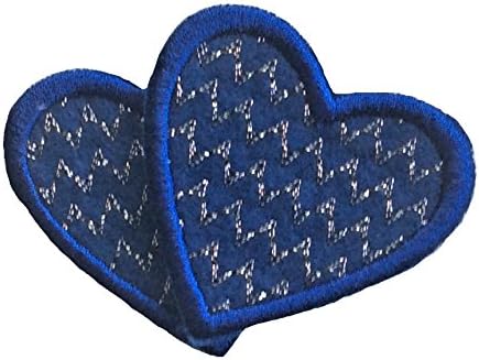Iron On Patches - Red Heart Patch 5 pcs Iron On Patch Embroidered Applique A-75